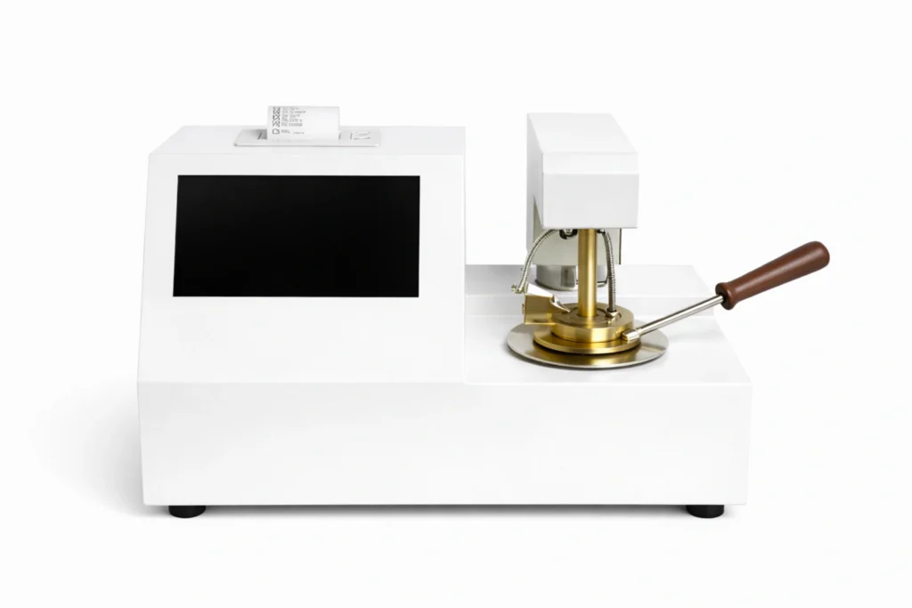 closed cup flash point tester